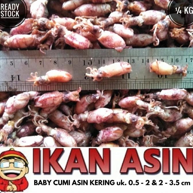 

[COD] BABY CUMI ASIN KERING 250 gr cap TOKE BAGAN SIAPI API [COD]