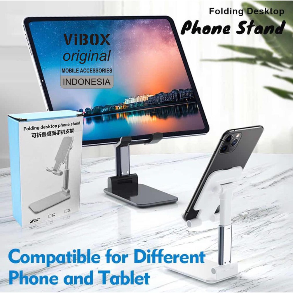 VIBOX PHONE STAND VB-10 ORIGINAL BISA LIPAT