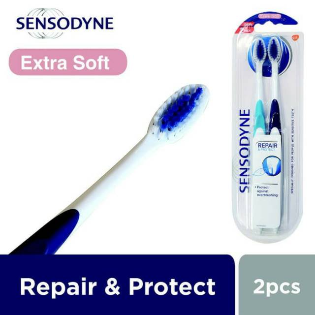 Sikat gigi sensodyne repair &amp; protect ortho extra soft