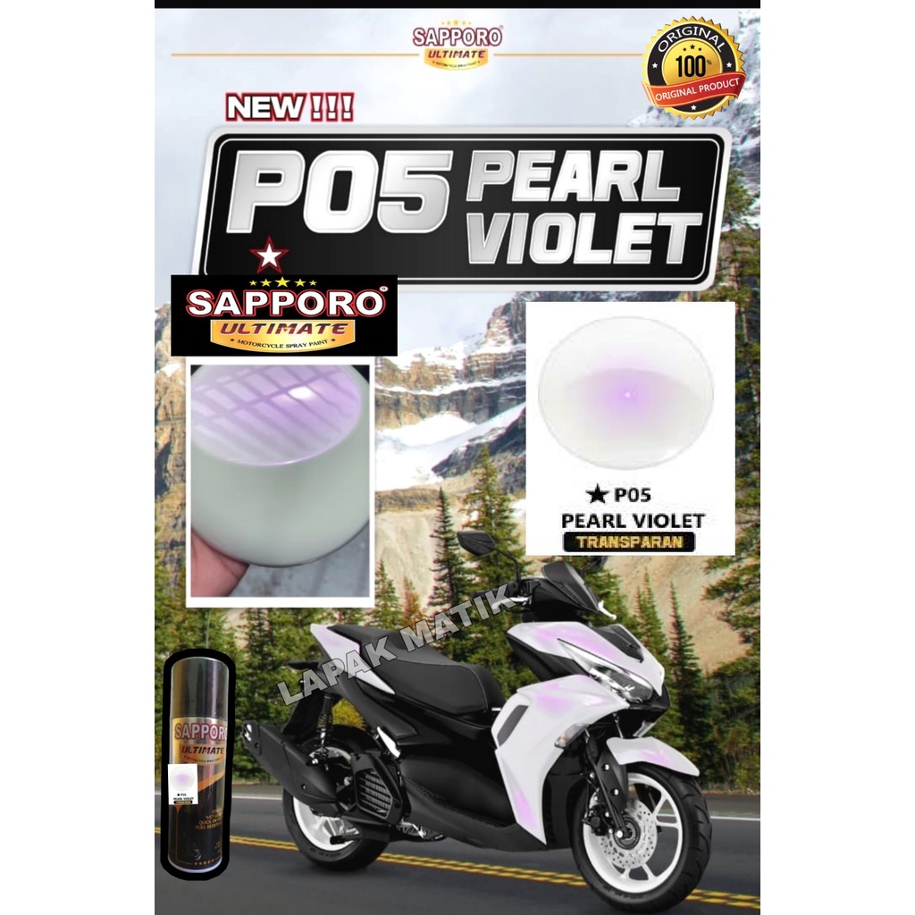 Sapporo Ultimate PEARL VIOLET P05 MUTIARA 400ml