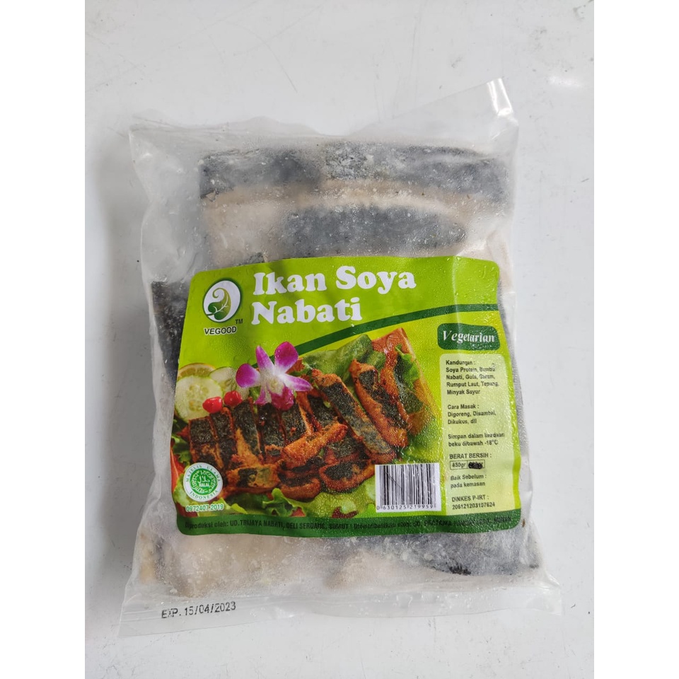 

VEGOOD Ikan Soya Nabati 450gr Ikan Vegetarian Ikan Soya Nabati