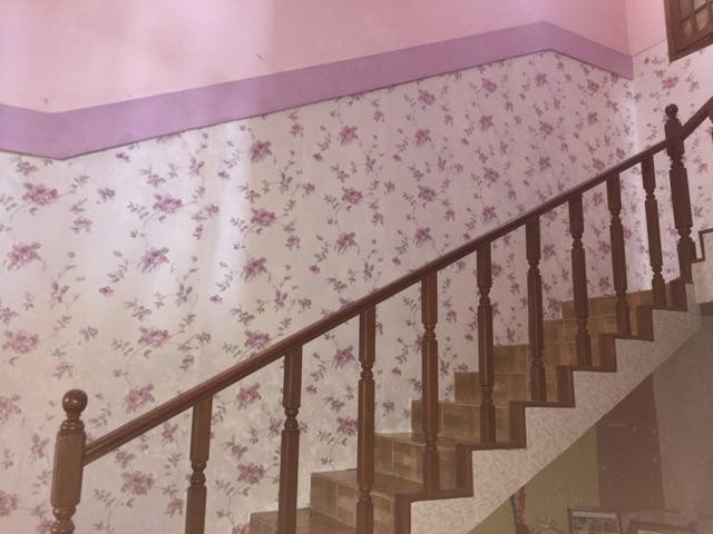 Wallpaper Dinding - Segitiga Pinkk - Wallpaper Dinding - Ukuran : 45cm X 10m - Jakarta Wallpaper