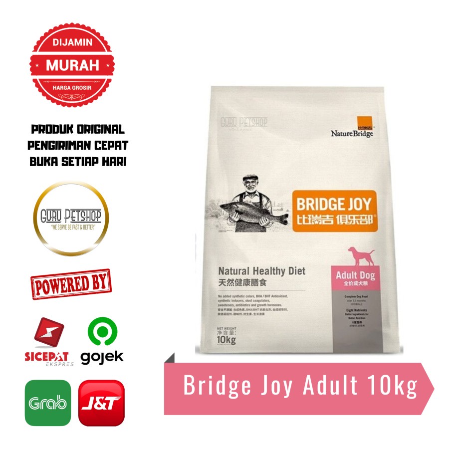 Nature Bridge Joy Adult Dog Food 10kg Freshpack Nature Bridge Dog Food