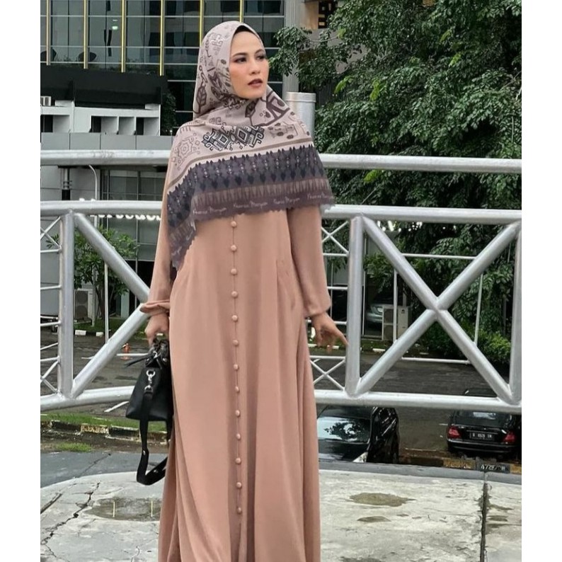Alfi Dress - Terbaru dari AIFA BUTIK SYARI Dress Muslim Casual (Dress Only)