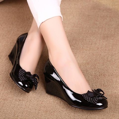 Sepatul Wedges Wanita Cewek Cewe Murah Import Branded Cantik We LV833 Dl038/Wedges/Sepatu Wanita/Sep