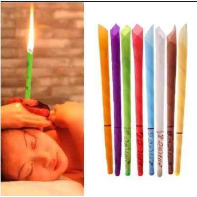 [16pcs] Takarai Ear Candle Pembersih Kotoran Telinga Obat Tinnitus Ampuh Memperbaiki Pendengaran