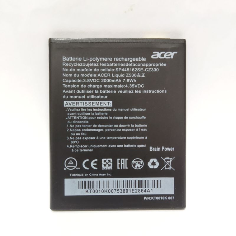 Baterai batre ACER Z530 Original