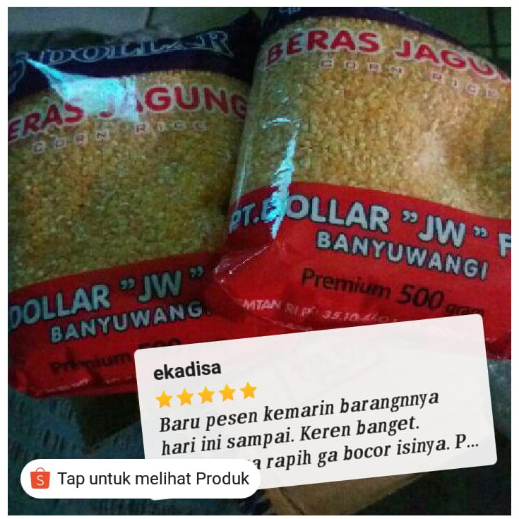 Beras Jagung DOLLAR  cocok untuk Diet 500 Gram