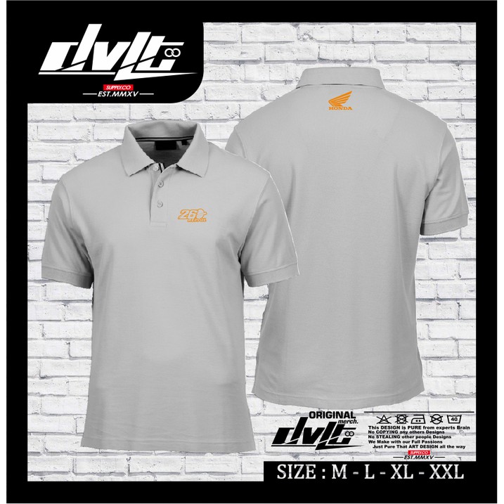 Poloshirt / Kaos Polo Honda Repsol Dani Pedrosa 2018 Logo Murah -MD Company