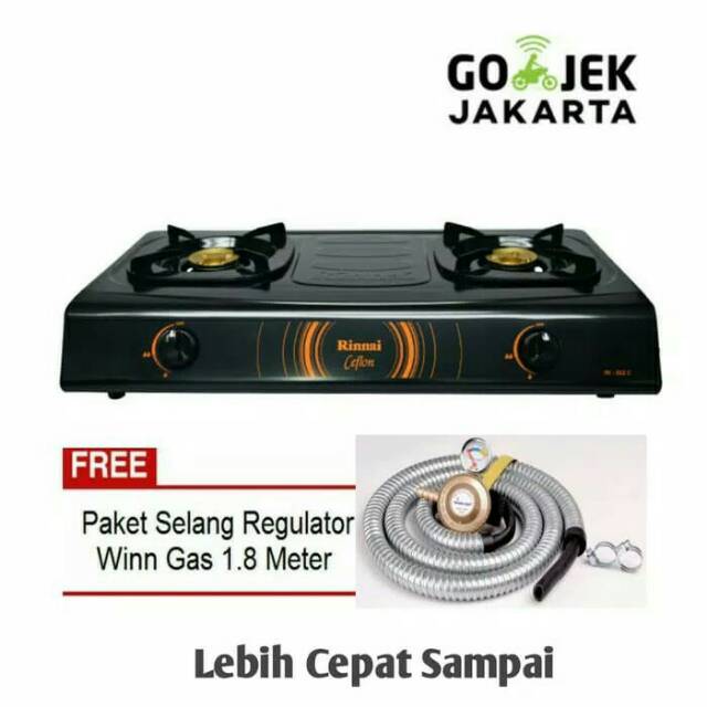 Kompor Rinnai Free Regulator Wing gas