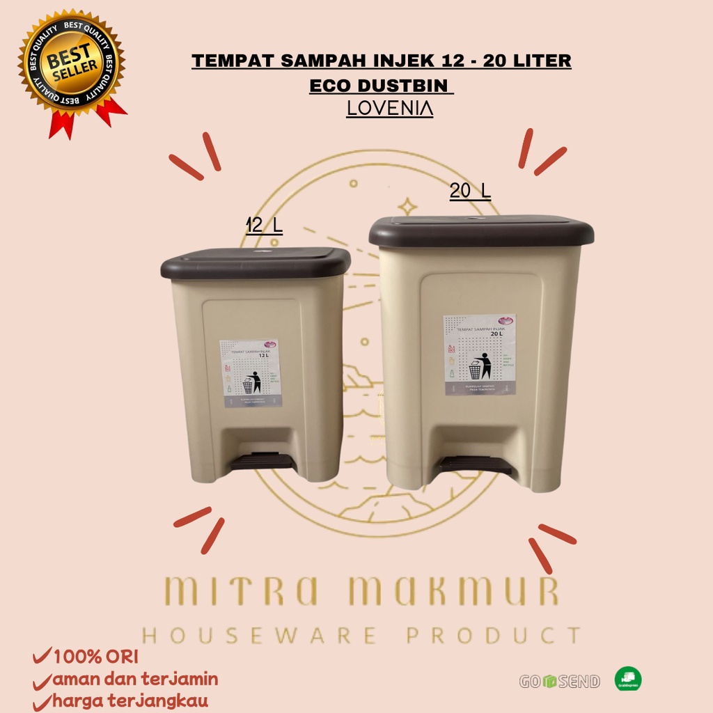 SALE!! TEMPAT SAMPAH INJAK LOVENIA 12 - 20 LITER / TEMPAT SAMPAH MEDIS