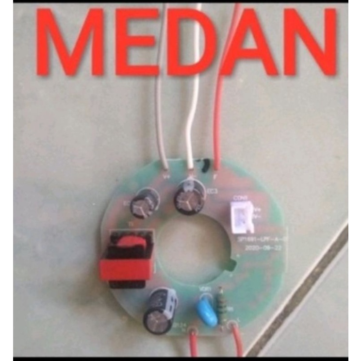 Driver mesin lampu emergency 12 watt