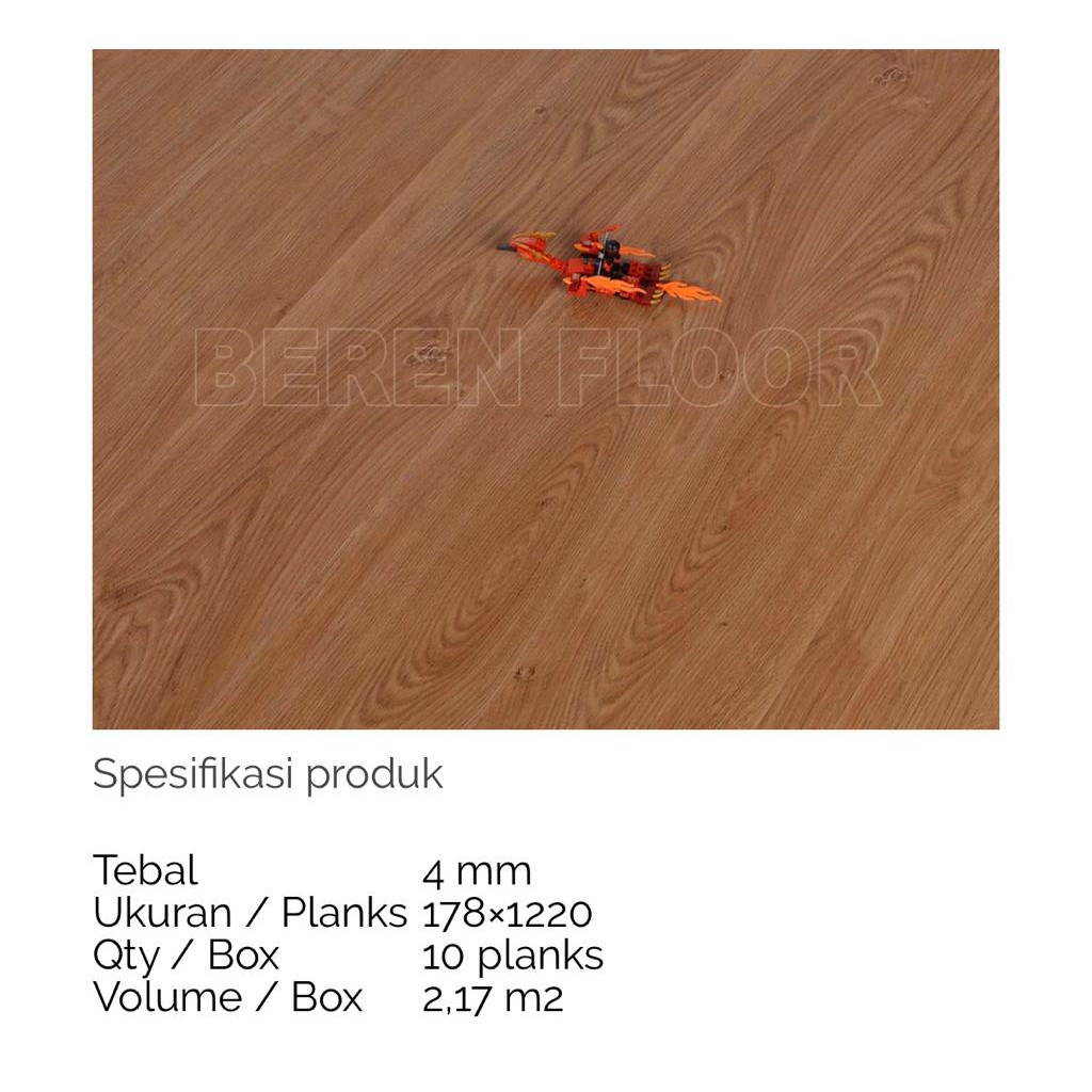 Vinyl Klik merk BEREN KLIK Untuk Lantai
