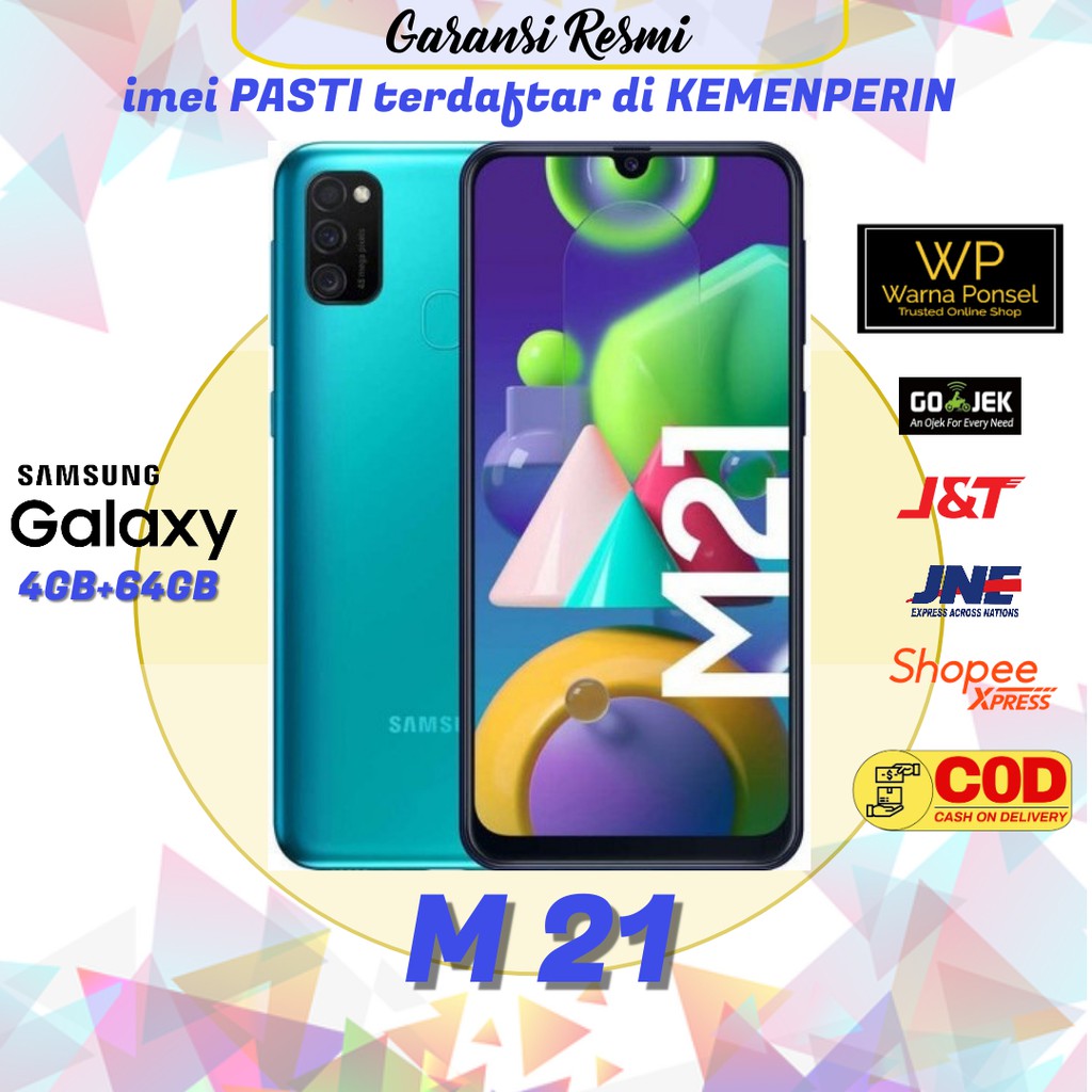 Samsung Galaxy M21 Ram 4/64GB Garansi Resmi SEIN 1 Tahun, Battery