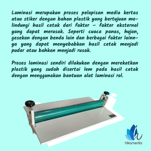 

LAMINASI DINGIN GLOSSY / kilap / licin size 31 cm x 45 meter I PROMOB21