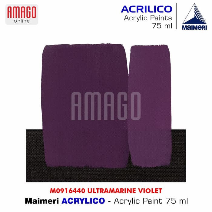 MAIMERI ACRILICO - ACRYLIC PAINT- ULTRAMARINE VIOLET - 75ML - M0916440