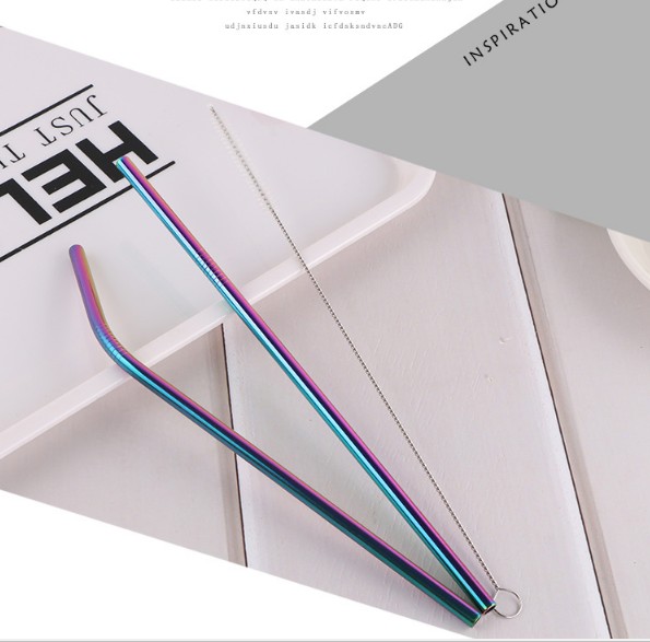 

PAKET 3HEMAT SIKAT SEDOTAN RAINBOW Stainless Steel lurus + melengkung