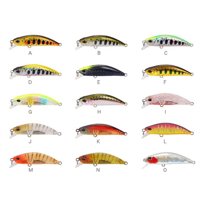SYFishing 1Pcs 50mm 5g Umpan Pancing Buatan Bentuk Ikan Kecil Mata 3d Bahan Keras Ukuran Fishing Lure