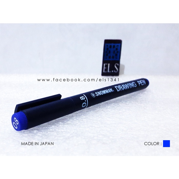 

Pendrawing- Snowman Drawing Pen 0.8 Biru -Drawing-Pen.