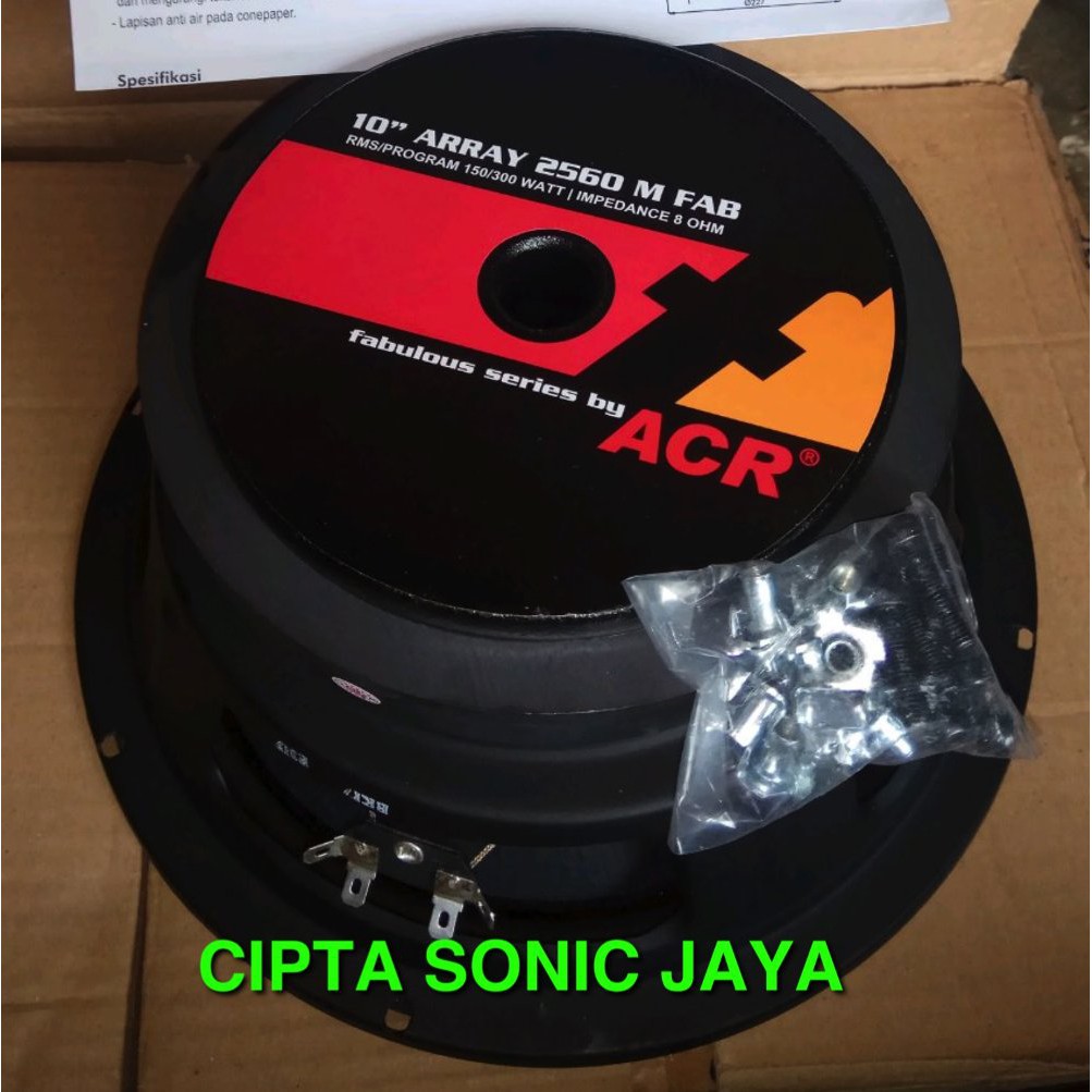 speaker 10 inch acr fabulous 2560M full range original sinar baja