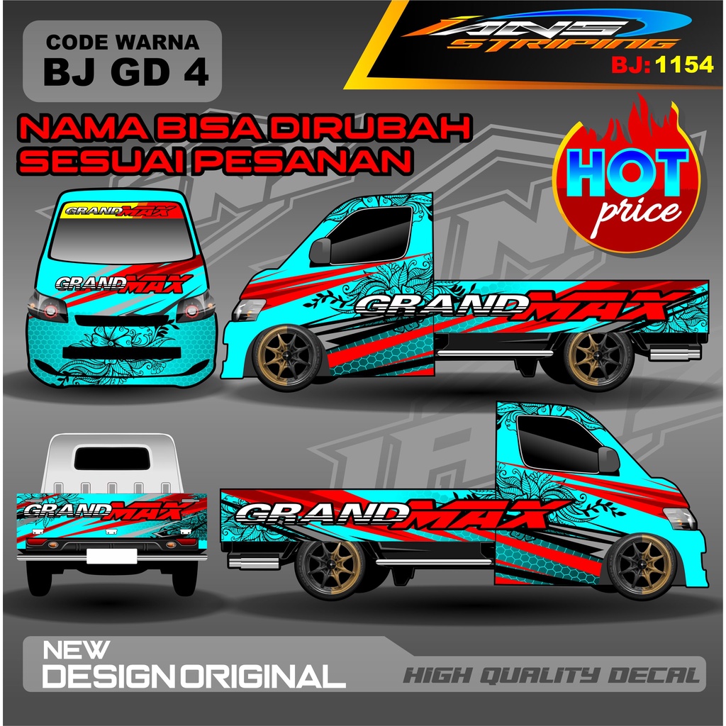 VARIASI STIKER PICK UP GRANMAX CARRY L300 FULL BODY / DECAL STIKER GRANMAX FREE REQUEST / VARIASI STIKER FULL BODY / STIKER PICK UP / STICKER GRANMAX