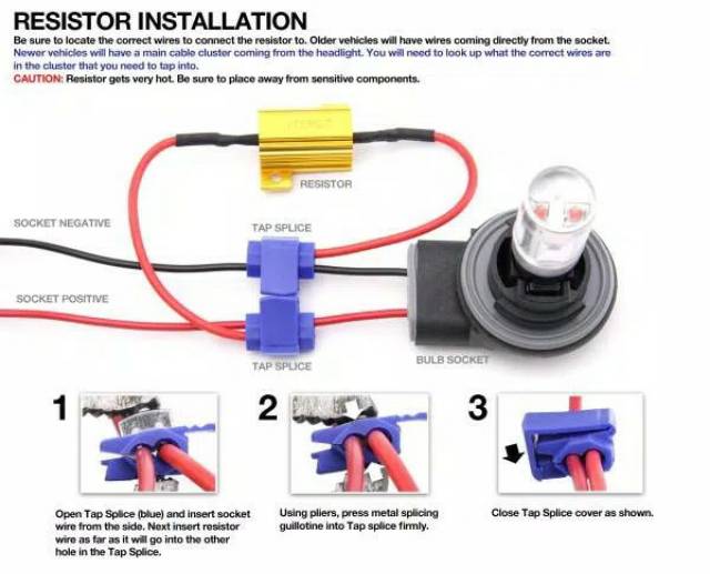 Resistor Load Sen Mobil Anti Kedip Cepat 50W 6RJ