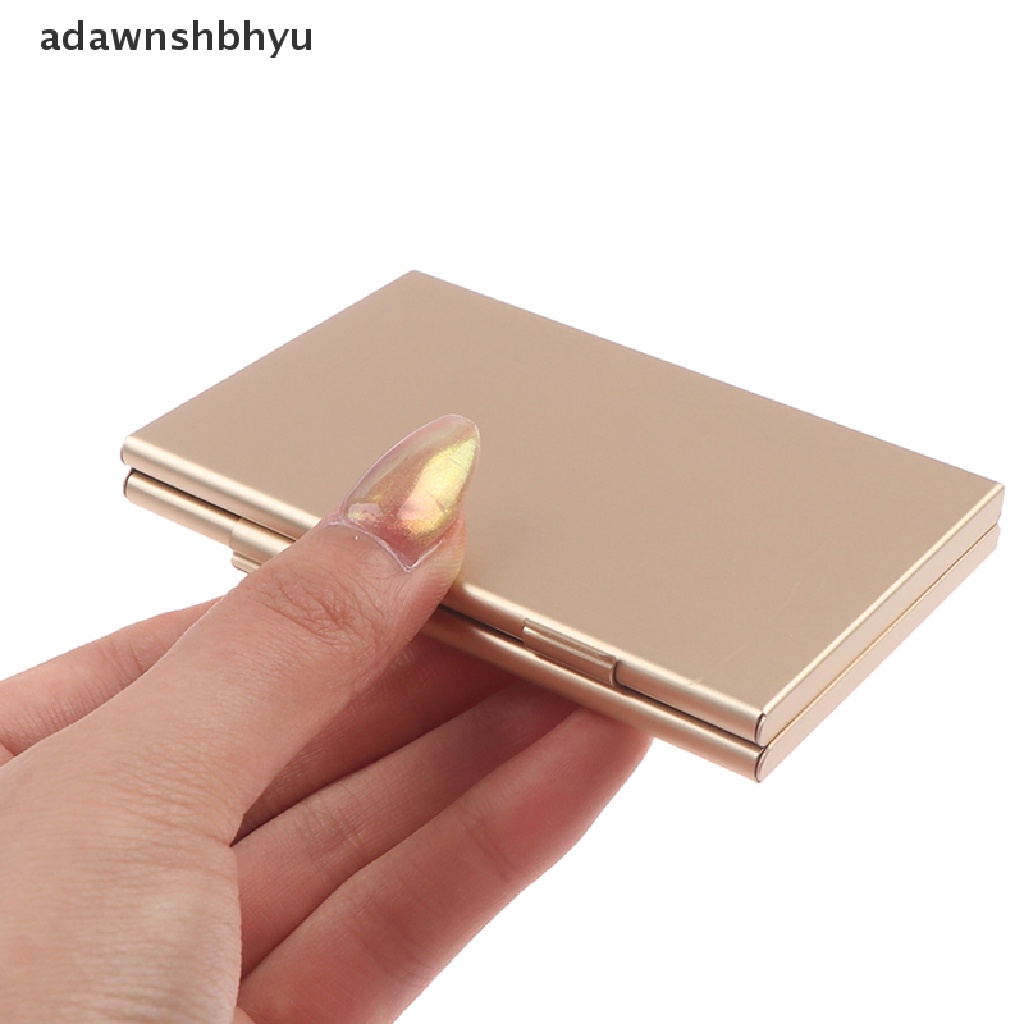 Adawnshbhyu Aluminium Card Box Phone Memory SIM Card Box Kotak Penyimpanan Paket Kartu