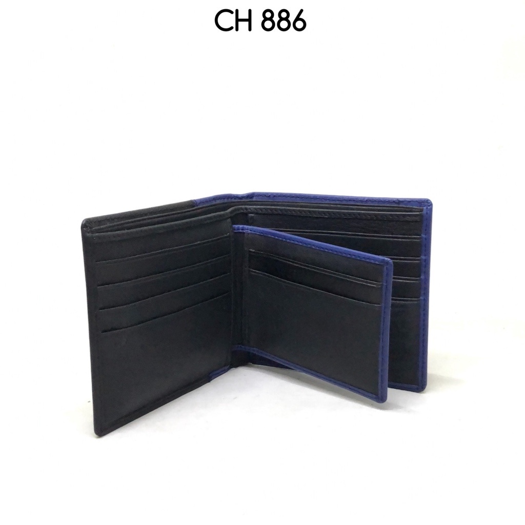 dompet kulit pria CH Rib&amp;Repair super premium full kulit sapi grade A