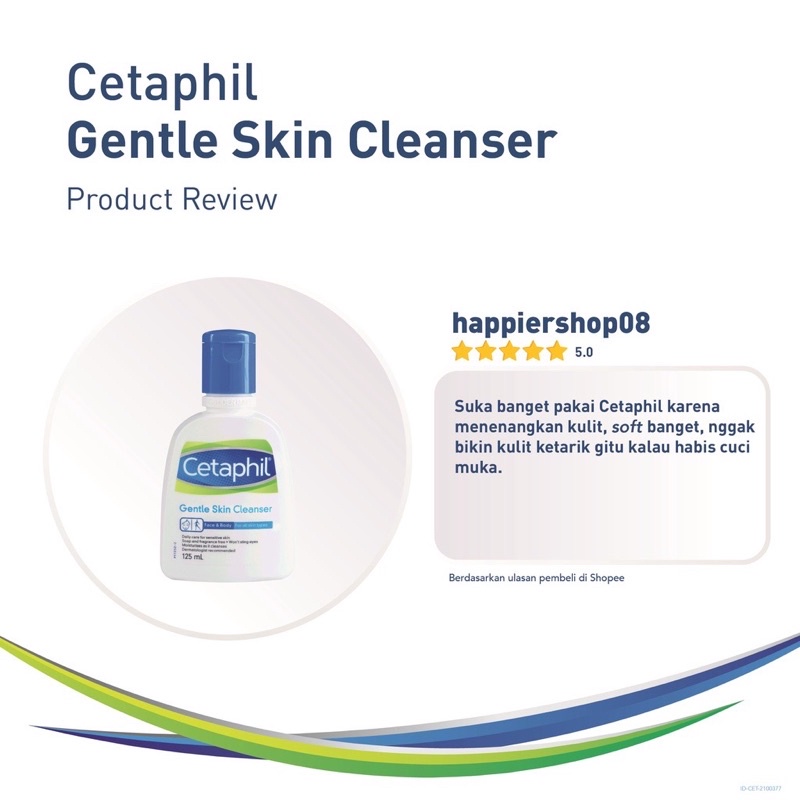 CETAPHIL Gentle Skin Cleanser BPOM 59ML | 125ML | 250ml - Pembersih Wajah, Face Wash, Sabun Cuci Muka