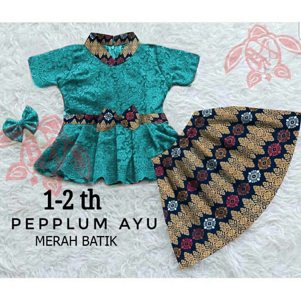 ST KID PEPLUM BINTANG 4Warna