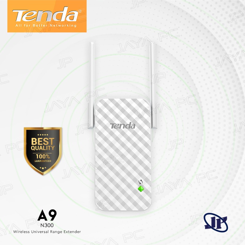 Tenda A9 N300 Universal Repeater WiFi Range Adapter Wireless Network Receiver Extender