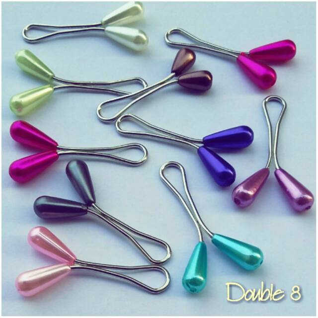 Klip Turki Rain Drop A003 | Turkey Turkish Jilbab Clip Hijab Penjepit Kerudung Pashmina