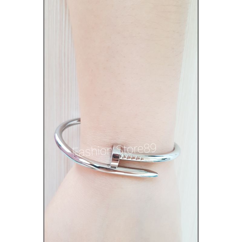 Gelang Paku Fashion Titanium gold white impor Antikarat impor bangle paku Titanium bestseller