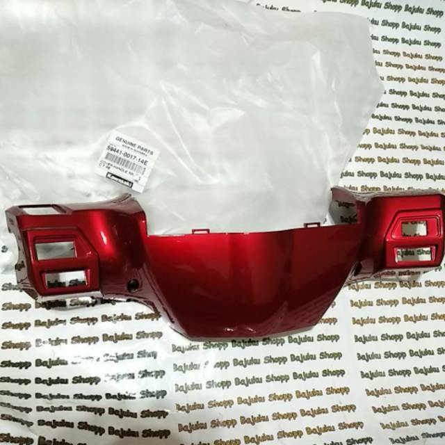 COVER BATOK BELAKANG COVER BAWAH KAWASAKI ZX130 ZX 130 MERAH MAROON ORIGINAL KAWASAKI