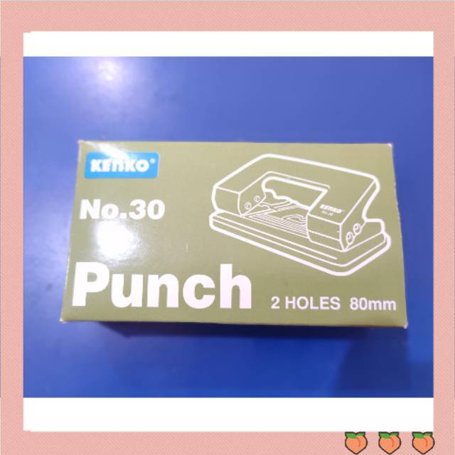 

Pembolong kertas 2 mata Kenko No 30 / Pelubang Kertas / PUNCH