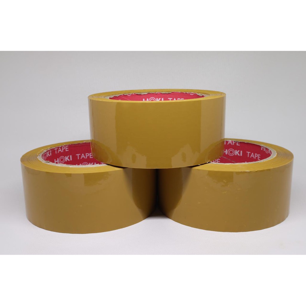 

Promo LAKBAN BENING/COKLAT HOKI TAPE 100 YARD FULL 72 ROLL / 1 DUS