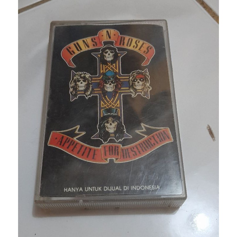 Kaset Pita Guns N Roses Appetite For Destruction