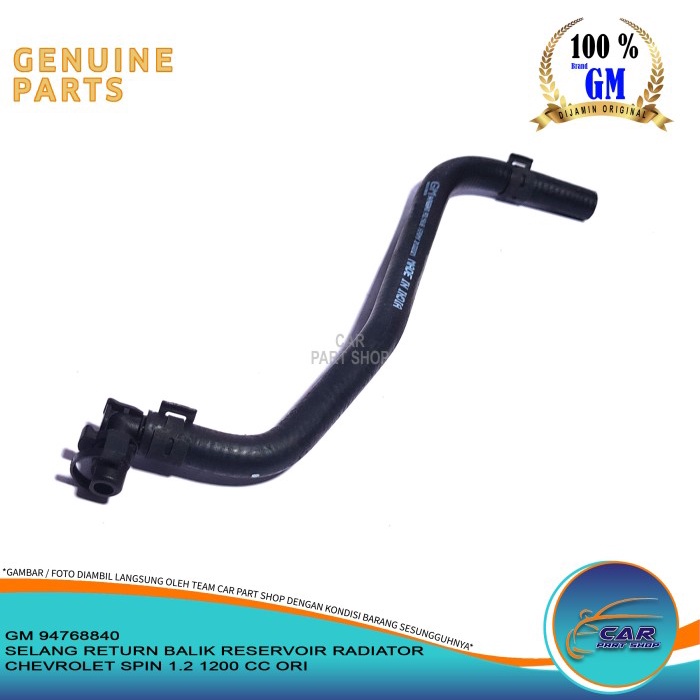 SELANG RETURN BALIK RESERVOIR RADIATOR CHEVROLET SPIN 1.2 1200 CC ORI