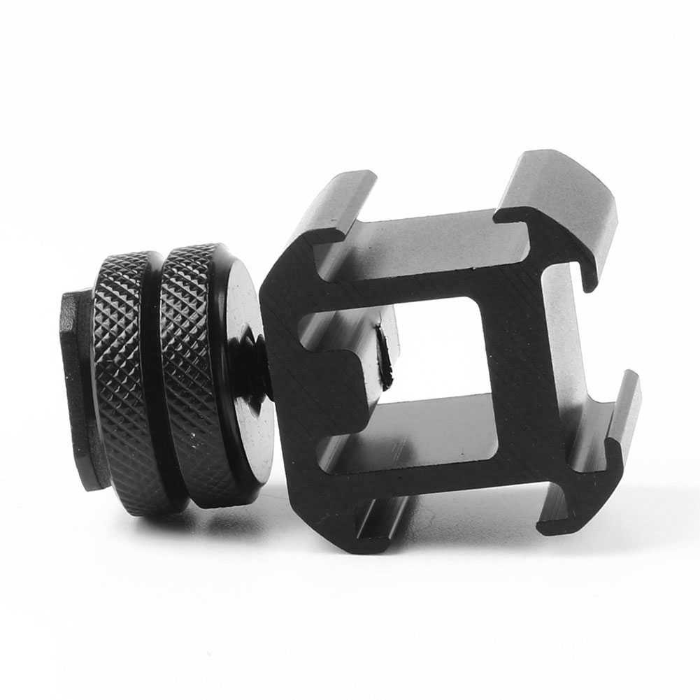 TB - Lvoertuig Camera Mount Hot Shoe Three Head Extend Port - LV39