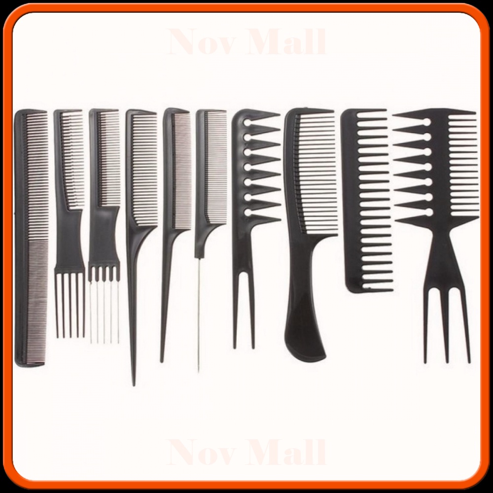 Sisir Rambut Salon Hair Comb 10 Set - YS-254