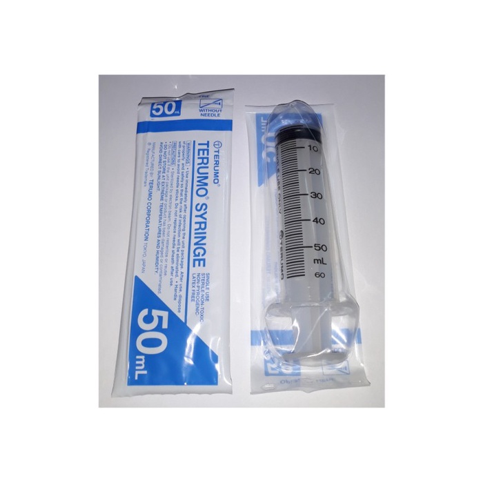 50Cc Terumo Lubang Pinggir/Syringe 50 Cc Terumo/Spuit Terumo 50Ml #98