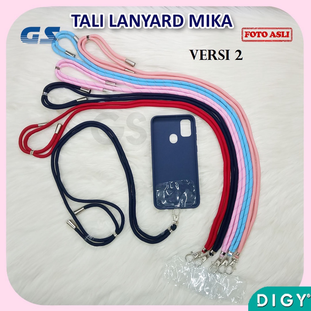 Strap Tali Lanyard Panjang NYLON PHONE STRAPS + Mur (Tidak Termasuk Case)Tali Gantungan Hp Universal