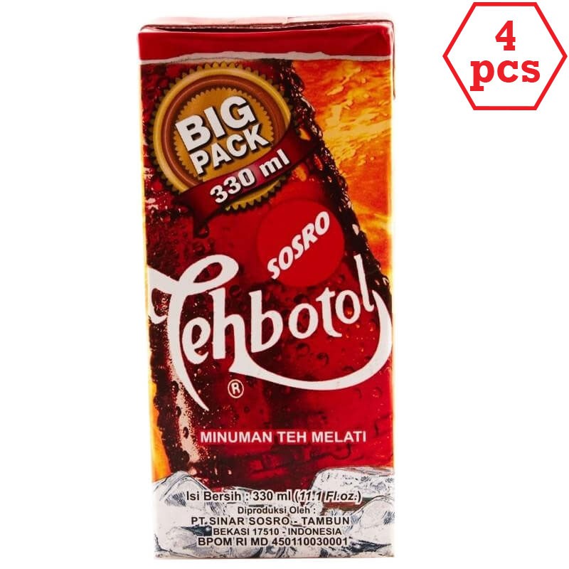 

PROMO TEHBOTOL SOSRO KOTAK 330ML 4PCS TERMURAH