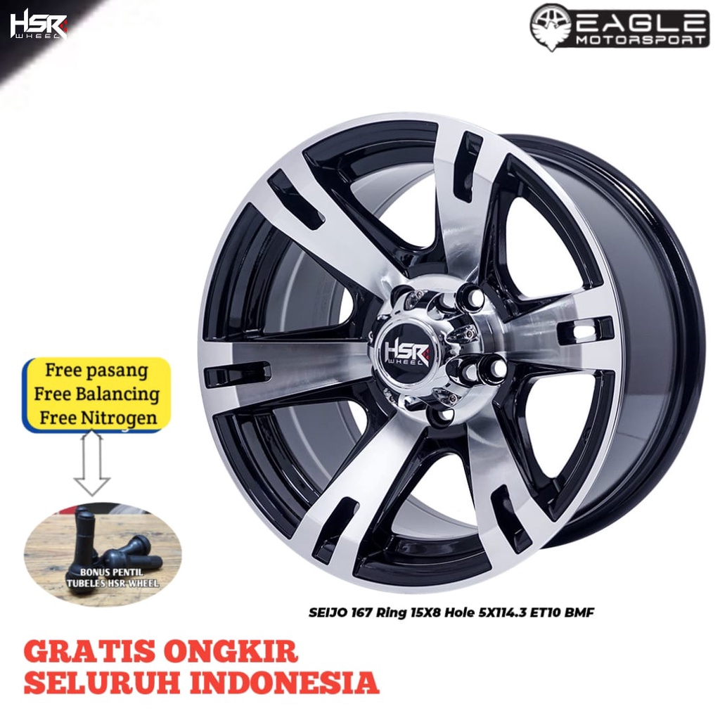 Velg R15 Pelek Mobil Innova Terios Rush HSR SEIJO Ring 15