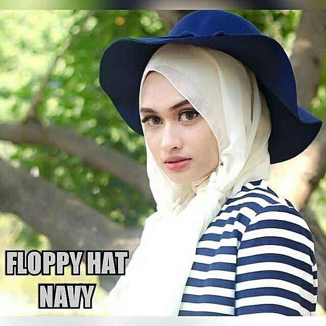 Floppy Hat topi pantai Bludru