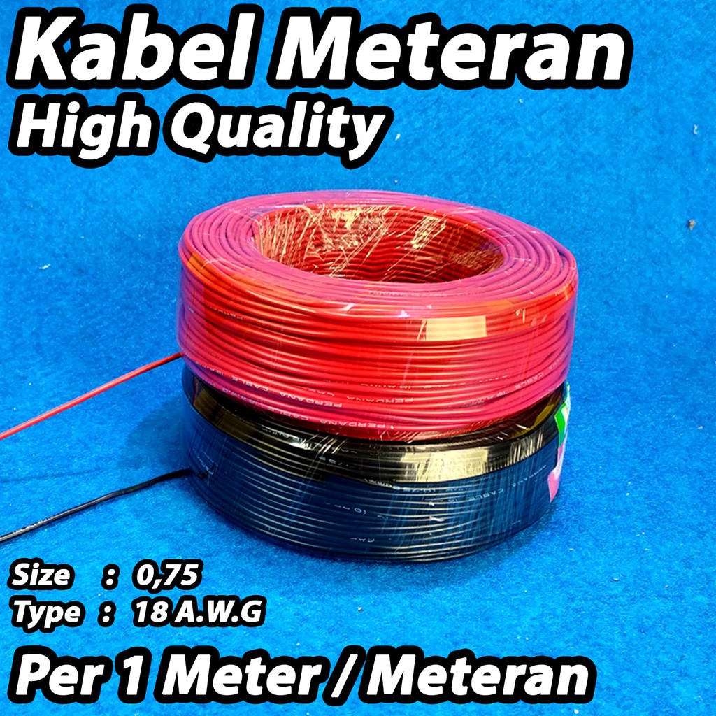 Kabel Meteran High Quality ukuran 0.75mm