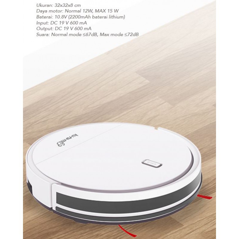 Kurumi KV 03 Robot Vacuum - White