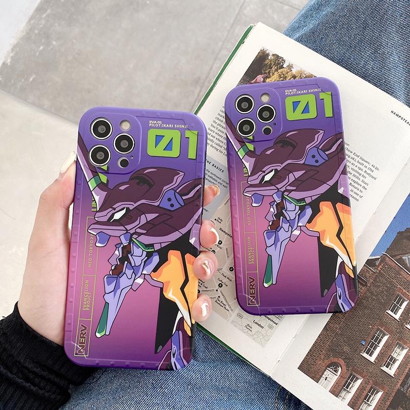 Iphone Case Neon Genesis Evangelion Eva Lens Protection Matte For Iphone 12 Pro Max X Xs Max Xr 78plus 11 Pro Max Soft Cover Shopee Indonesia