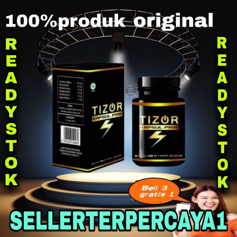 tizor kapsul pria penambah stamina pria kuat tahan lama