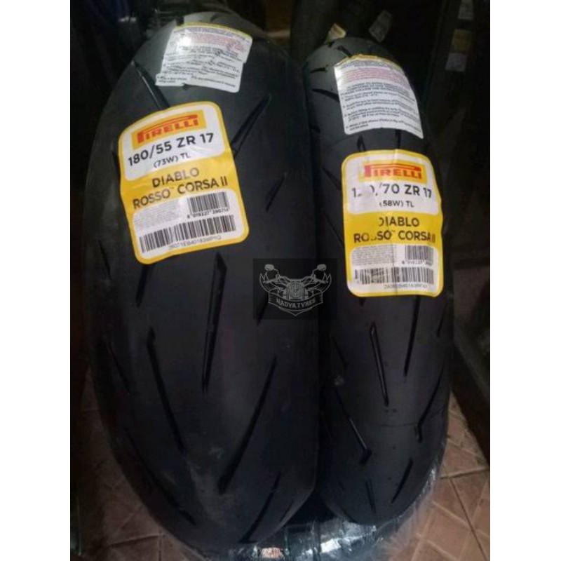 Ban pirelli diablo rosso corsa II 2 120/70-17 180/55-17